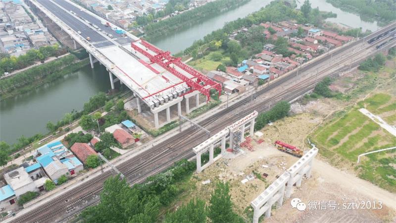 宿州市銀河路一路上跨京滬鐵路立交橋路基、給排水、河道整治工程