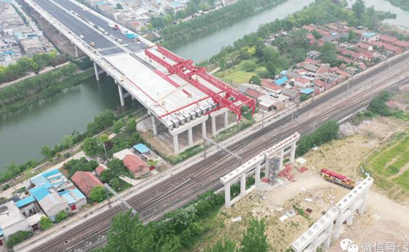 宿州市銀河路一路上跨京滬鐵路立交橋路基、給排水、河道整治工程